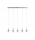 Teardrop 5 Light Led Bar Pendant
