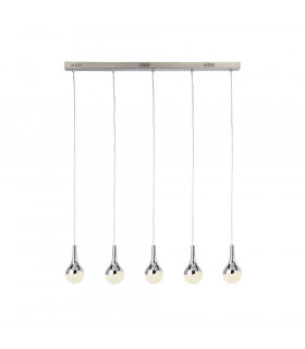 Teardrop 5 Light Led Bar Pendant