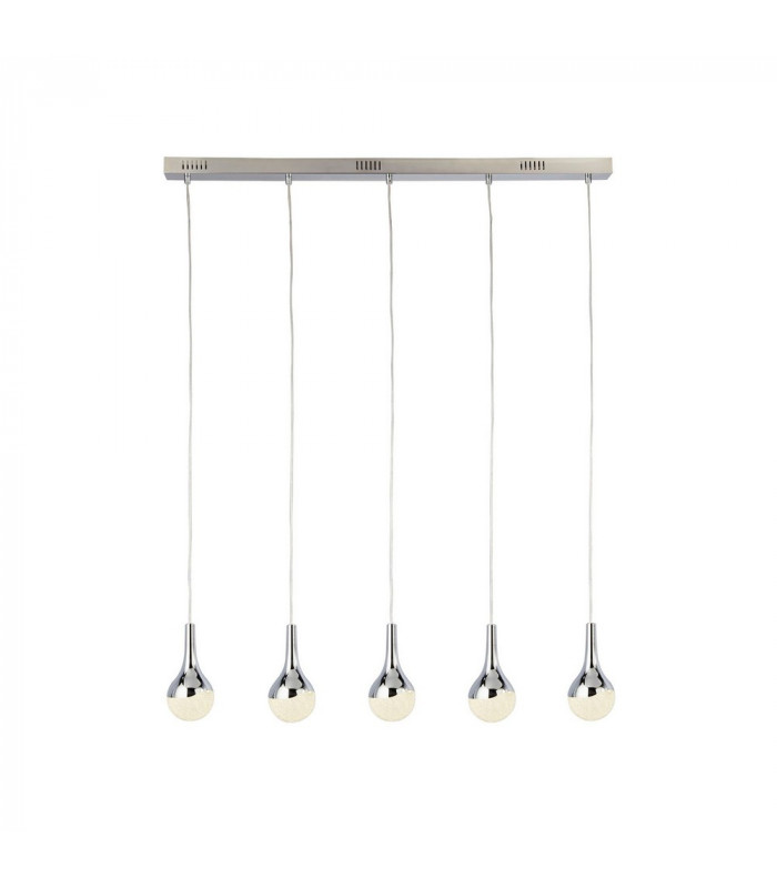 Teardrop 5 Light Led Bar Pendant
