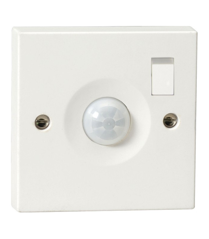 Wall Mounted PIR Sensor with Switch IP20