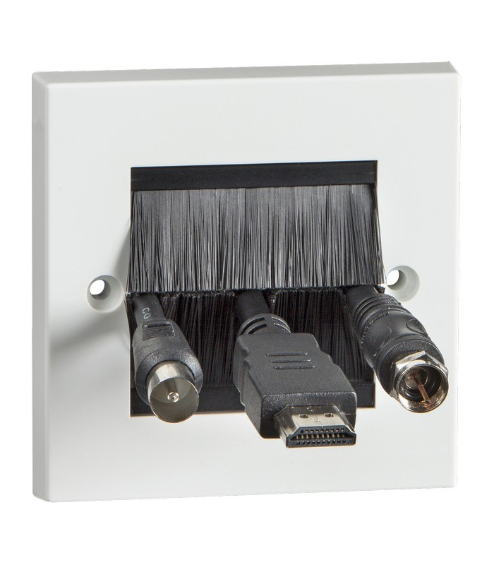 Single Size Brush Module Faceplate (complete)