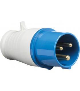 240V IP44 16A Plug  2P+E