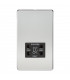Screwless 115V/230V Dual Voltage Shaver Socket - Polished Chrome
