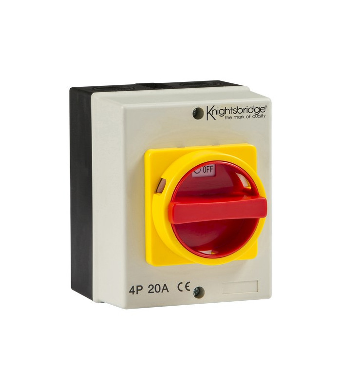 IP65 20A Rotary Isolator 4P AC (230V-415V)