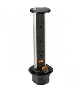 IP54 13A 3G Recess Mount Pop Up Socket