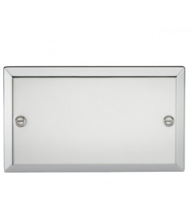 2G Blanking Plate - Bevelled Edge Polished Chrome