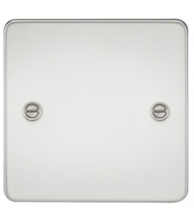 Flat Plate 1G blanking plate - polished chrome