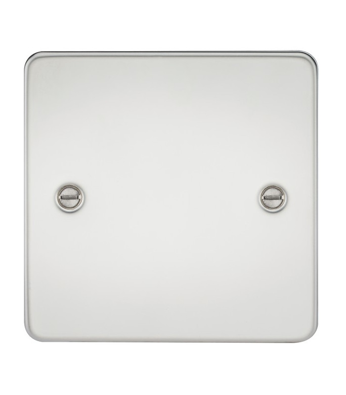 Flat Plate 1G blanking plate - polished chrome