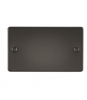 Flat Plate 2G blanking plate - gunmetal