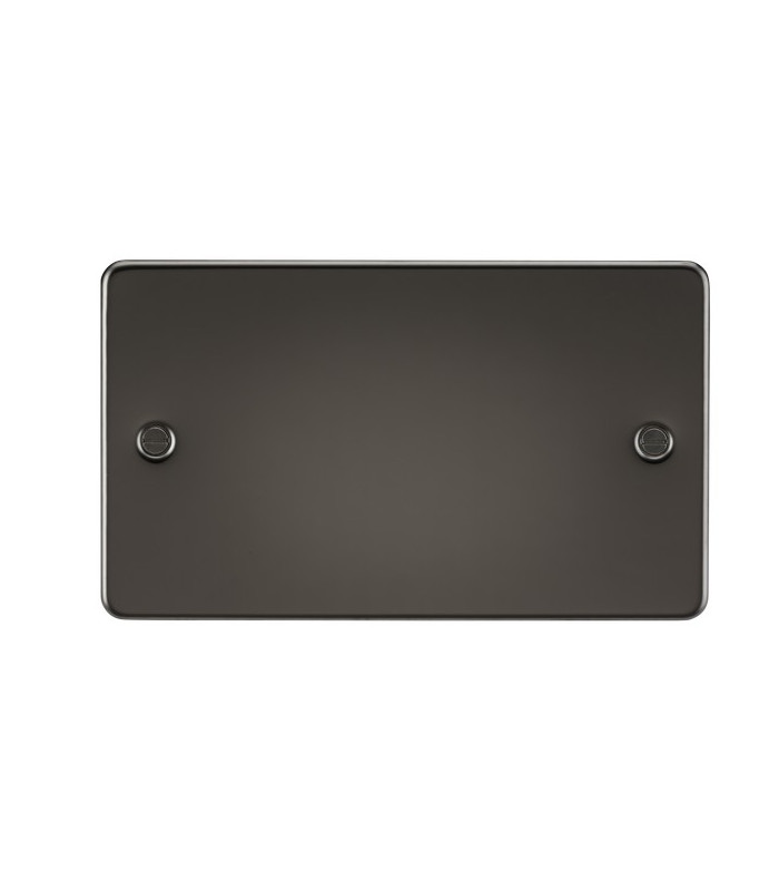 Flat Plate 2G blanking plate - gunmetal