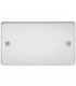 Flat Plate 2G blanking plate - polished chrome