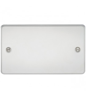 Flat Plate 2G blanking plate - polished chrome