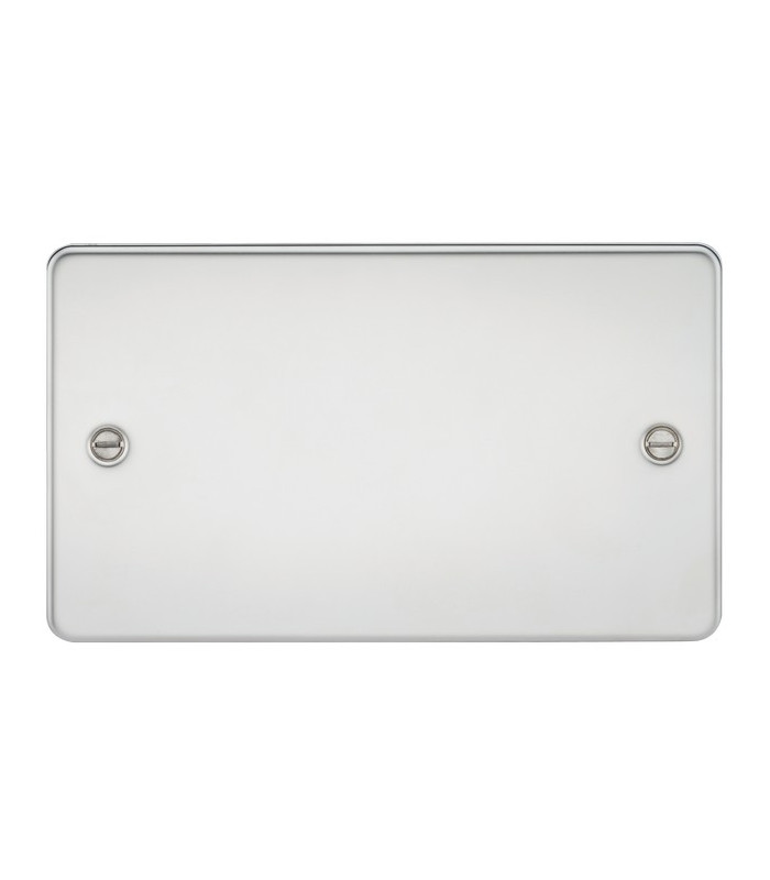 Flat Plate 2G blanking plate - polished chrome