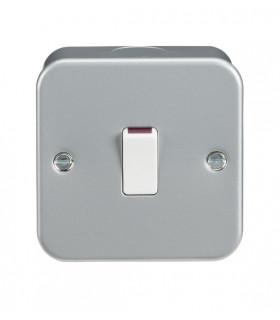 Metal Clad 20A 1G DP Switch