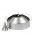 10AX 2-Way Pull Cord Switch - Brushed Chrome