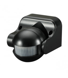 IP44 180Â° PIR Sensor - Black