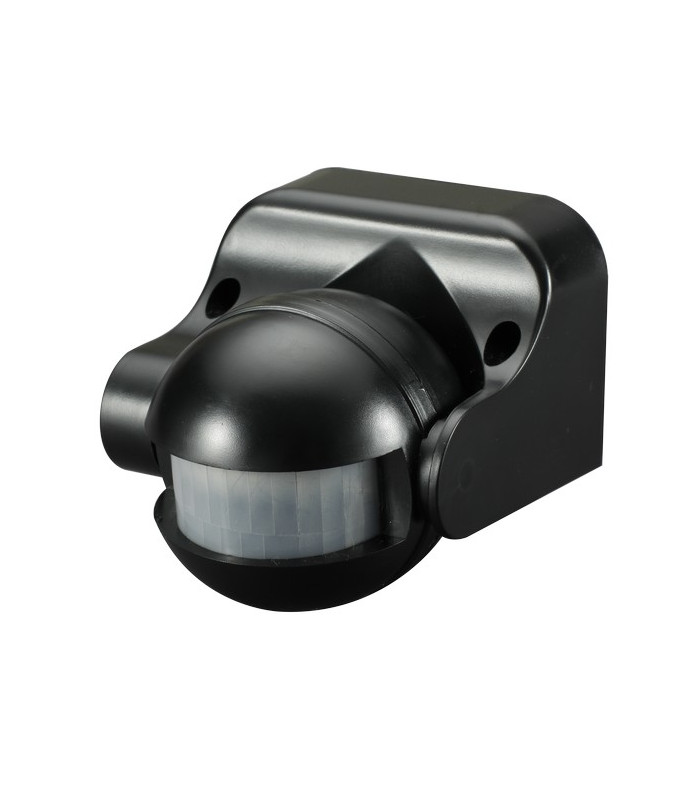 IP44 180Â° PIR Sensor - Black