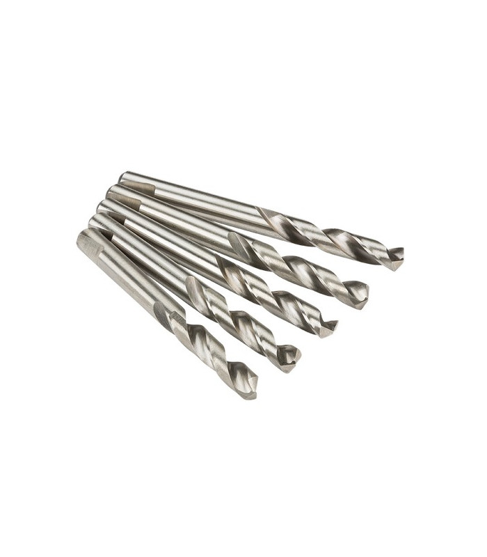 Pack of 5 Arbor Drill Bits 6.35mm x 75mm