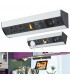 13A Under Cabinet Power Station with Dual USB Charger (2.1A) and Bluetooth Speaker