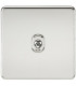 Screwless 10AX 1G 2-Way Toggle Switch - Polished Chrome
