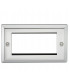 4G Modular Faceplate - Bevelled Edge Polished Chrome