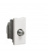 Screened SAT TV Outlet Module 25 x 50mm - White