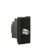 Screened SAT TV Outlet Module 25 x 50mm - Black