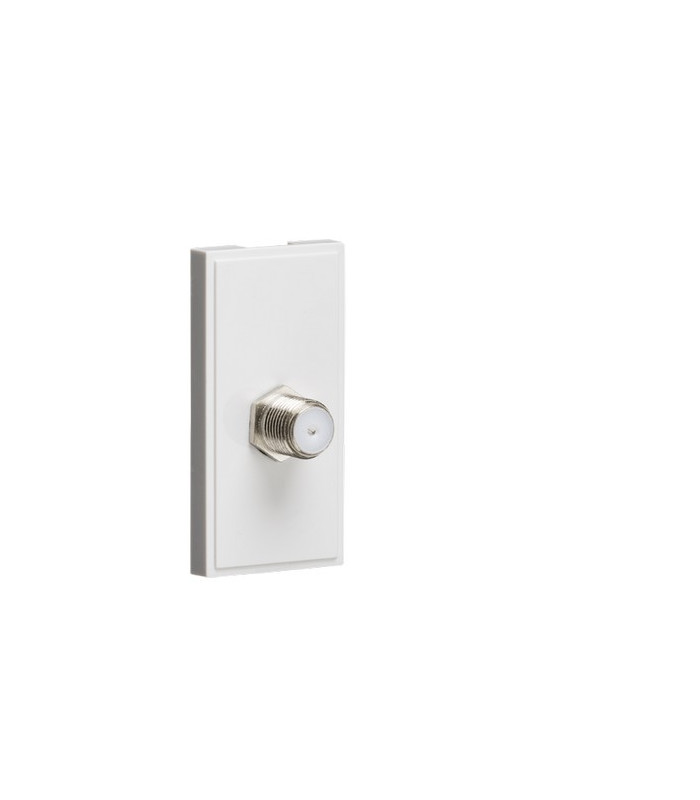 SAT TV Outlet Module 25 x 50mm - White