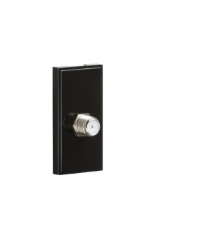SAT TV Outlet Module 25 x 50mm - Black