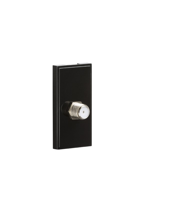 SAT TV Outlet Module 25 x 50mm - Black