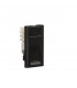RJ11 Outlet Module 25 x 50mm (IDC) - Black