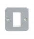 Metal Clad 1G Modular Faceplate