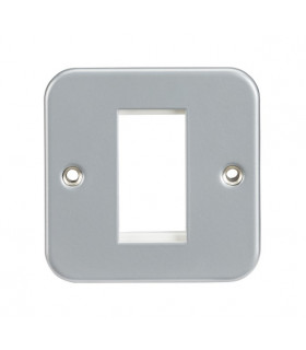 Metal Clad 1G Modular Faceplate