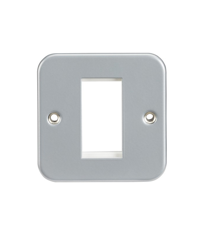Metal Clad 1G Modular Faceplate