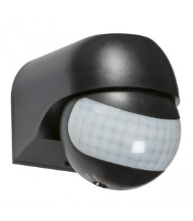 IP44 180Â° Mini PIR Sensor - Black
