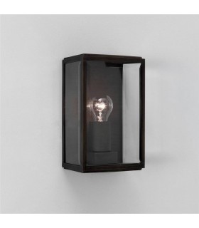 1 Light Outdoor Wall Lantern Black IP44, E27 - 1