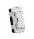 13A fused module - matt white