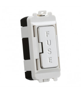 13A fused module - polished chrome