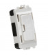 13A fused module - white