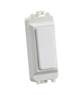 Blank grid module - matt white
