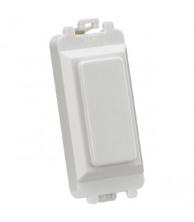 Blank grid module - white