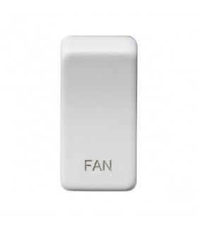 Switch cover "marked FAN" - matt white