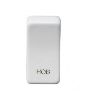 Switch cover "marked HOB" - matt white