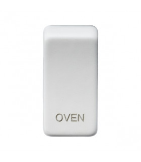 Switch cover "marked OVEN" - matt white