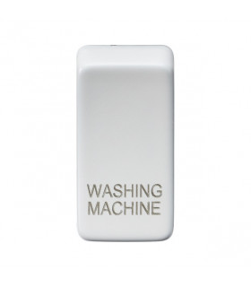 Switch cover "marked WASHING MACHINE" - matt white