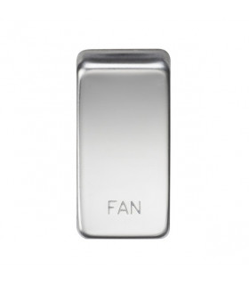 Switch cover "marked FAN" - polished chrome