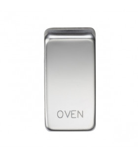Switch cover "marked OVEN" - polished chrome