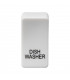 Switch cover "marked DISHWASHER" - white
