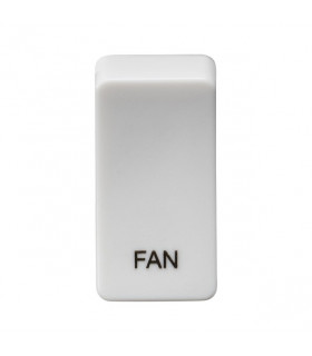 Switch cover "marked FAN" - white