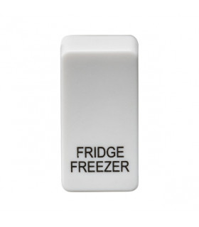 Switch cover "marked FRIDGE/FREEZER" - white